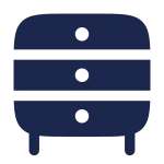 Bedside Table SVG Icon